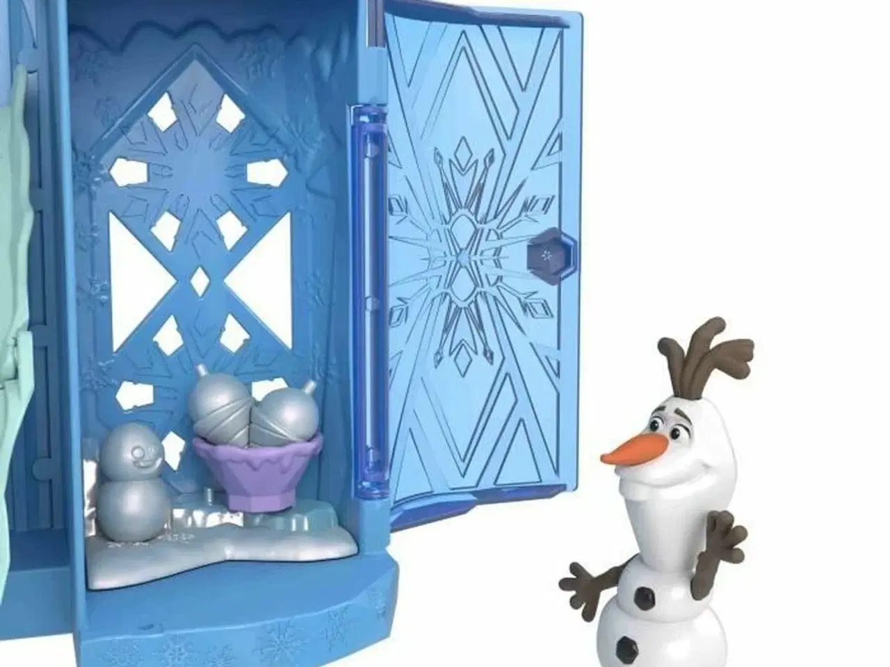 Billede 3 - Dukkehus legesæt Frozen - Elsa slot med 9 dele