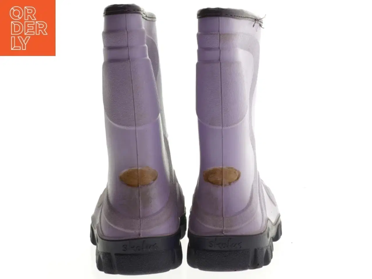 Billede 2 - Lilla gummistøvler til børn fra Skofus (str. 33 )