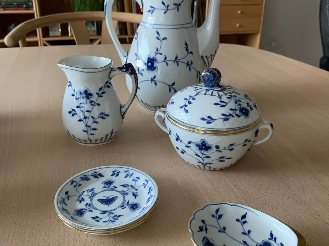 Billede 2 - Kaffestel - Sommefugl