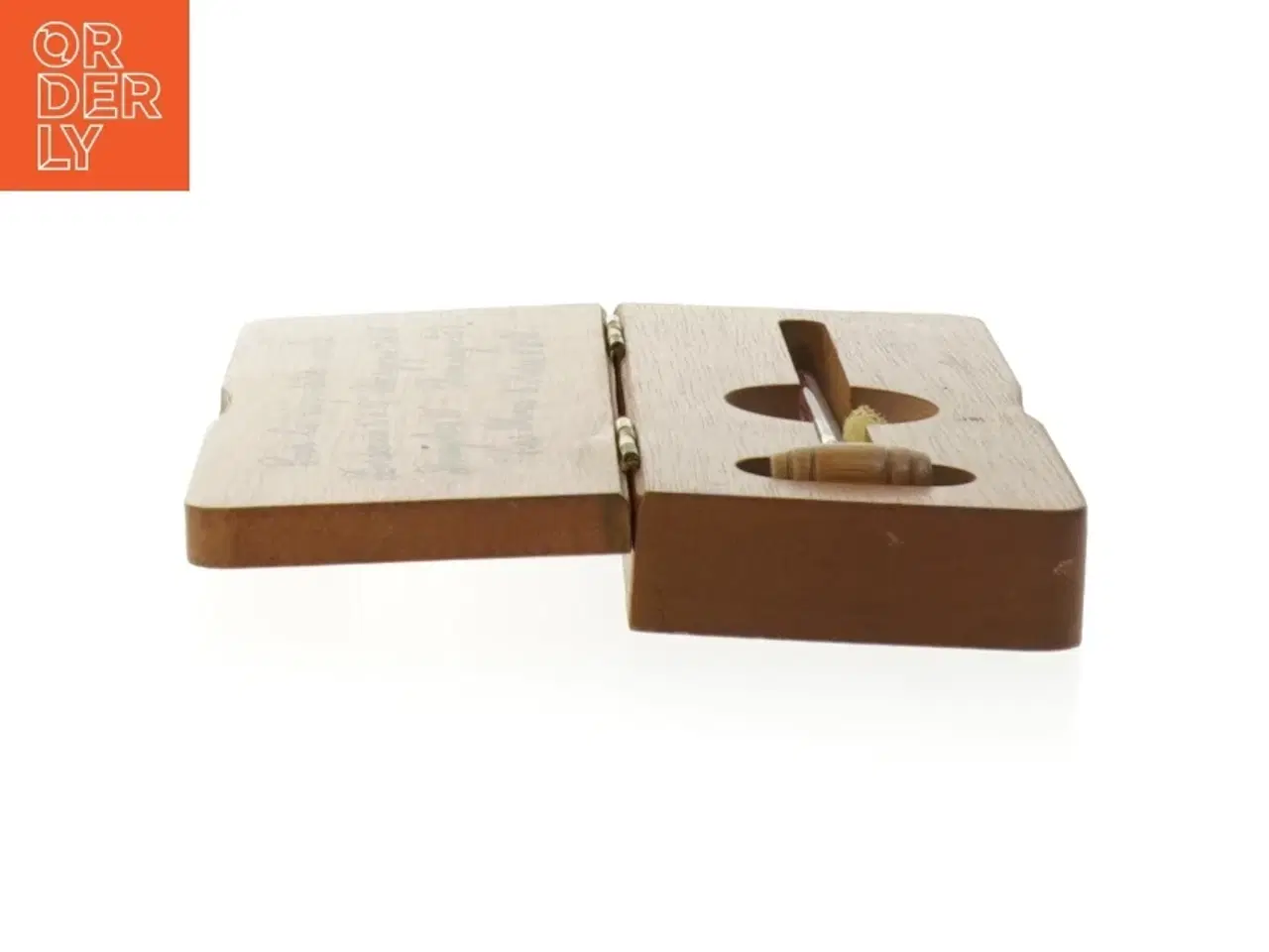 Billede 4 - Trætermometer til vin (str. 17x6,5 cm)