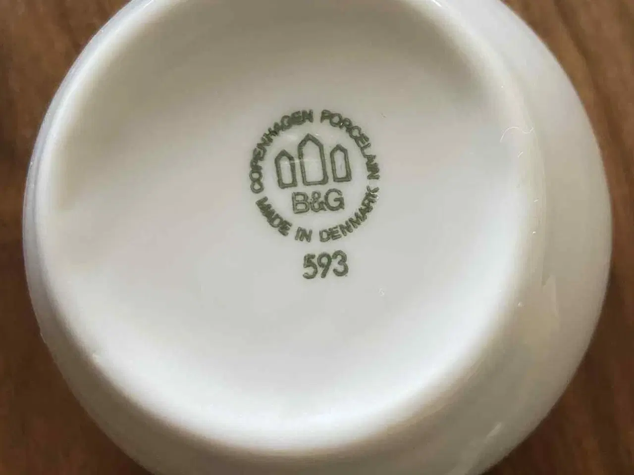 Billede 8 - B & G 593 Blå Tone, Sukkerskål m/ Søhest