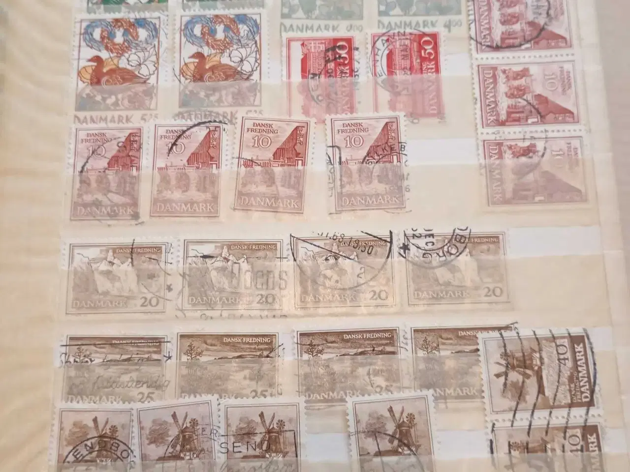 Billede 36 - indstiksbog med danske frimærker 