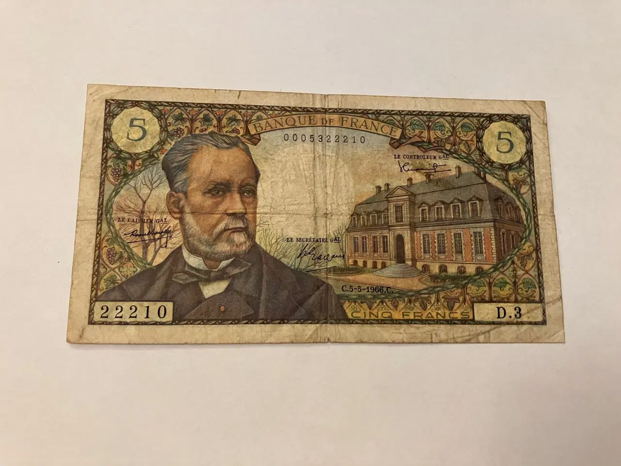 Billede 1 - 5 Francs France 1966