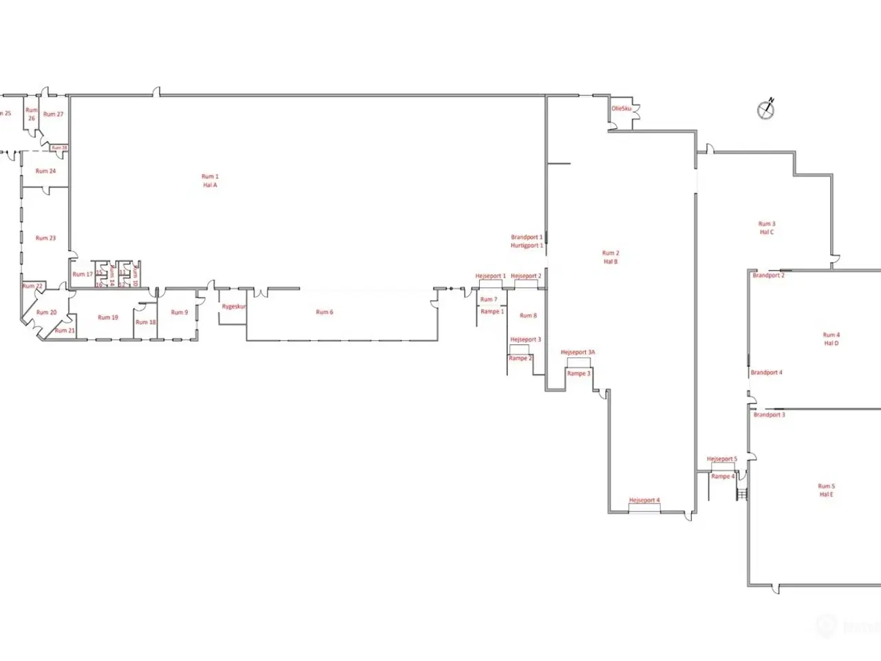 Billede 10 - Lagerbygning med porte og ramper udlejes