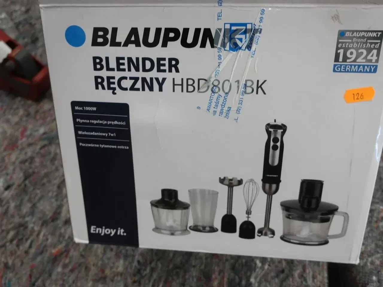 Billede 1 - Stavblendersæt BLAUPUNKT HBD801BK