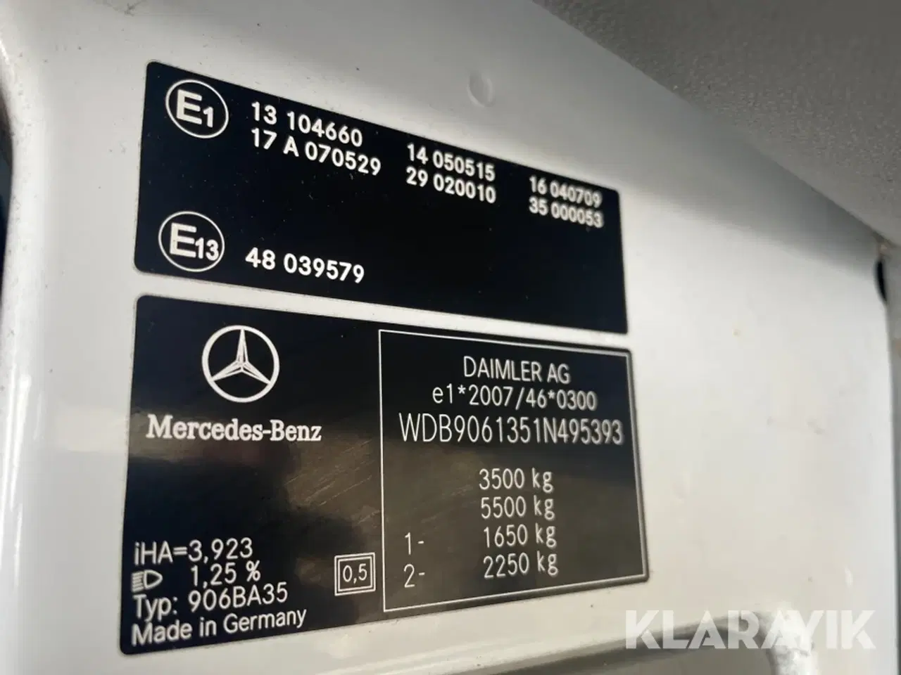 Billede 8 - Varebil Mercedes-Benz Sprinter