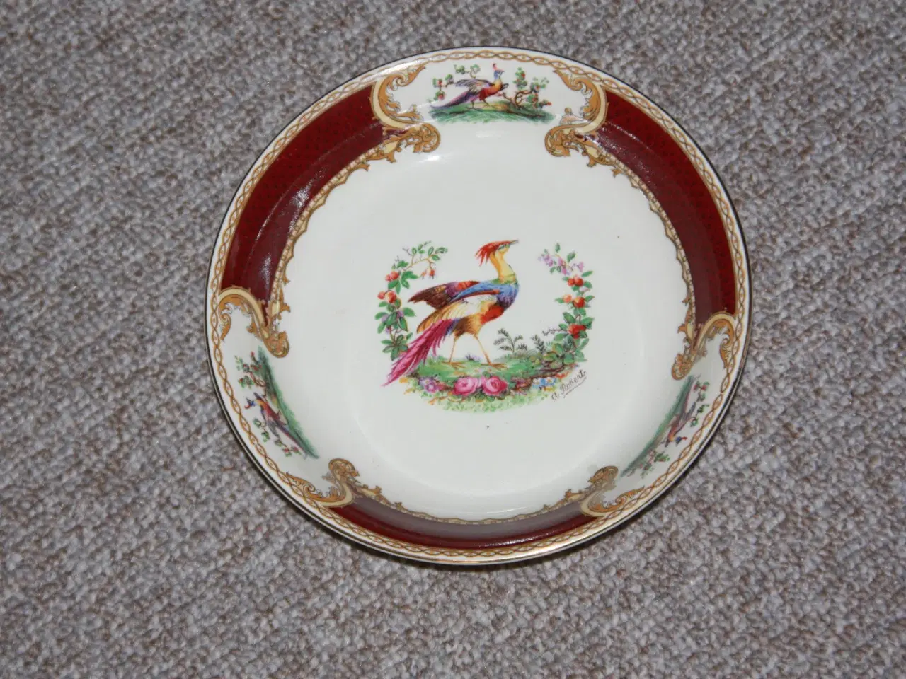 Billede 1 - Royal Crown Myotts STAFFORDSHIRE Chelsea Bird skål