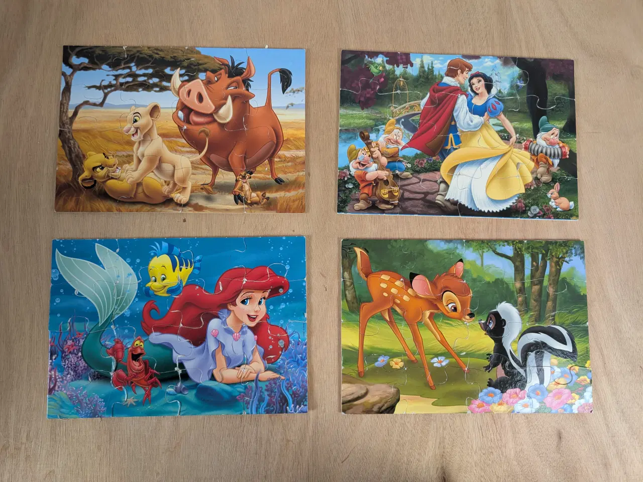 Billede 1 - Disney børnepuslespil med klassiske figurer