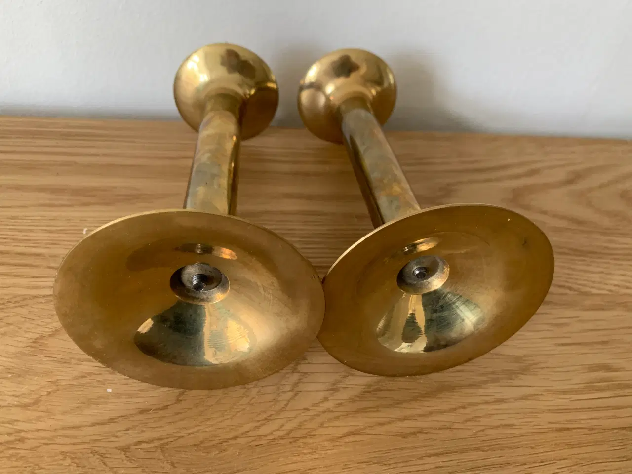 Billede 3 - Messing lysestager, ikke vidt gamle