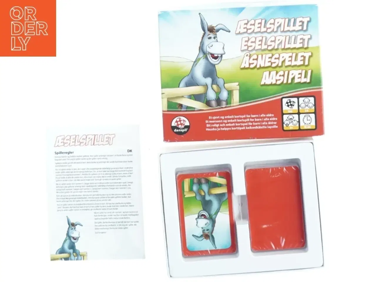 Billede 2 - Æselspillet fra Danspil (str. 17 x 14 cm)