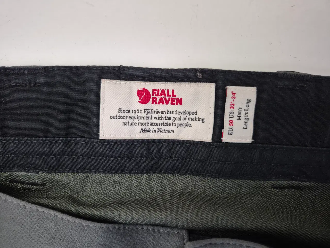 Billede 1 - bukser - Fjällräven keb long 50