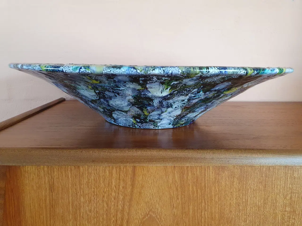 Billede 2 - Smukt håndlavet keramikfad - 46 cm i diameter