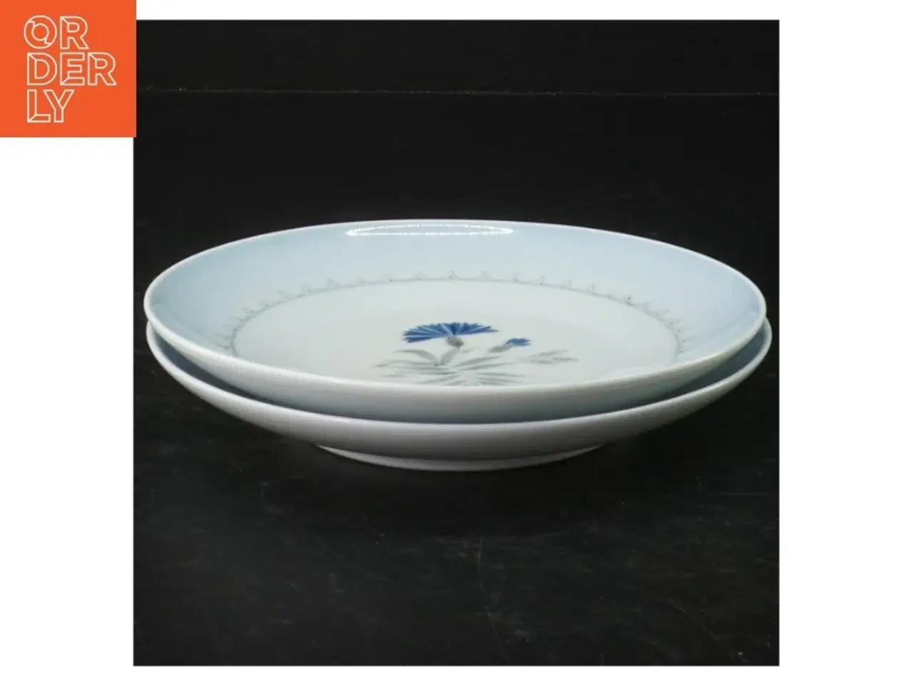 Billede 1 - Dementer blå kornblomst Porcelænsmiddagstallerkener fra B&G (str. Ø. 16 cm)
