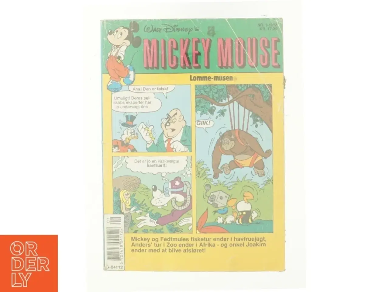 Billede 1 - Mickey Mouse Nr. 1/1992 : Lomme-musen fra Disney