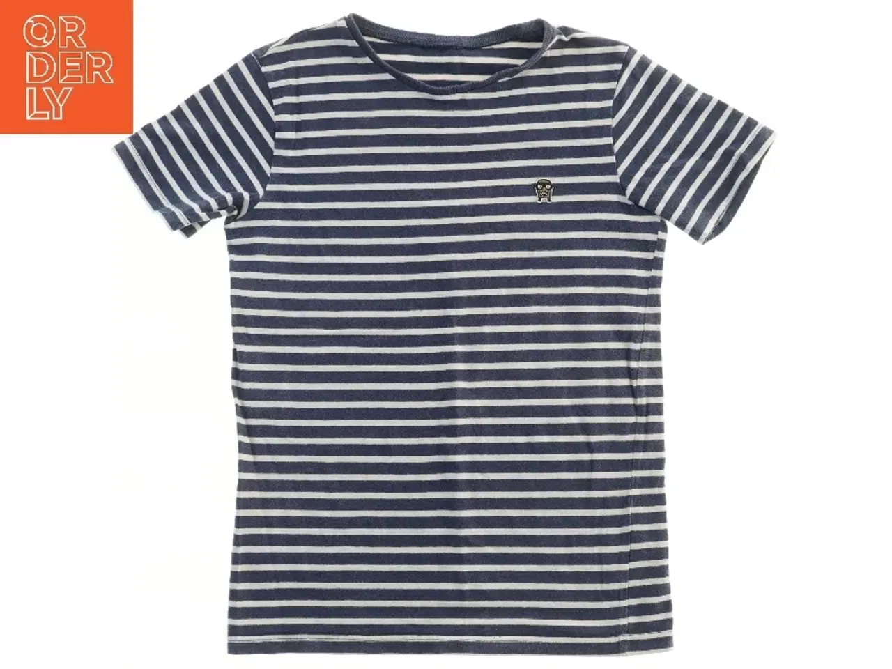 Billede 1 - Stribet T-shirt fra Pomp de Lux (str.  bryst:40 længde:57 cm)
