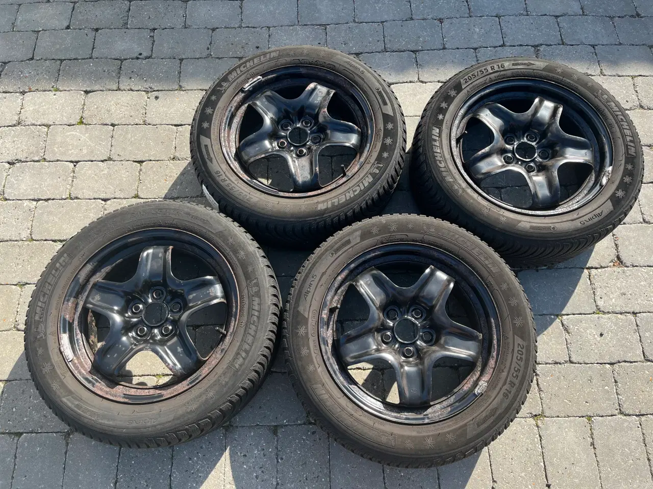 Billede 5 - Vinterhjul Michelin Alpin 205/55/16