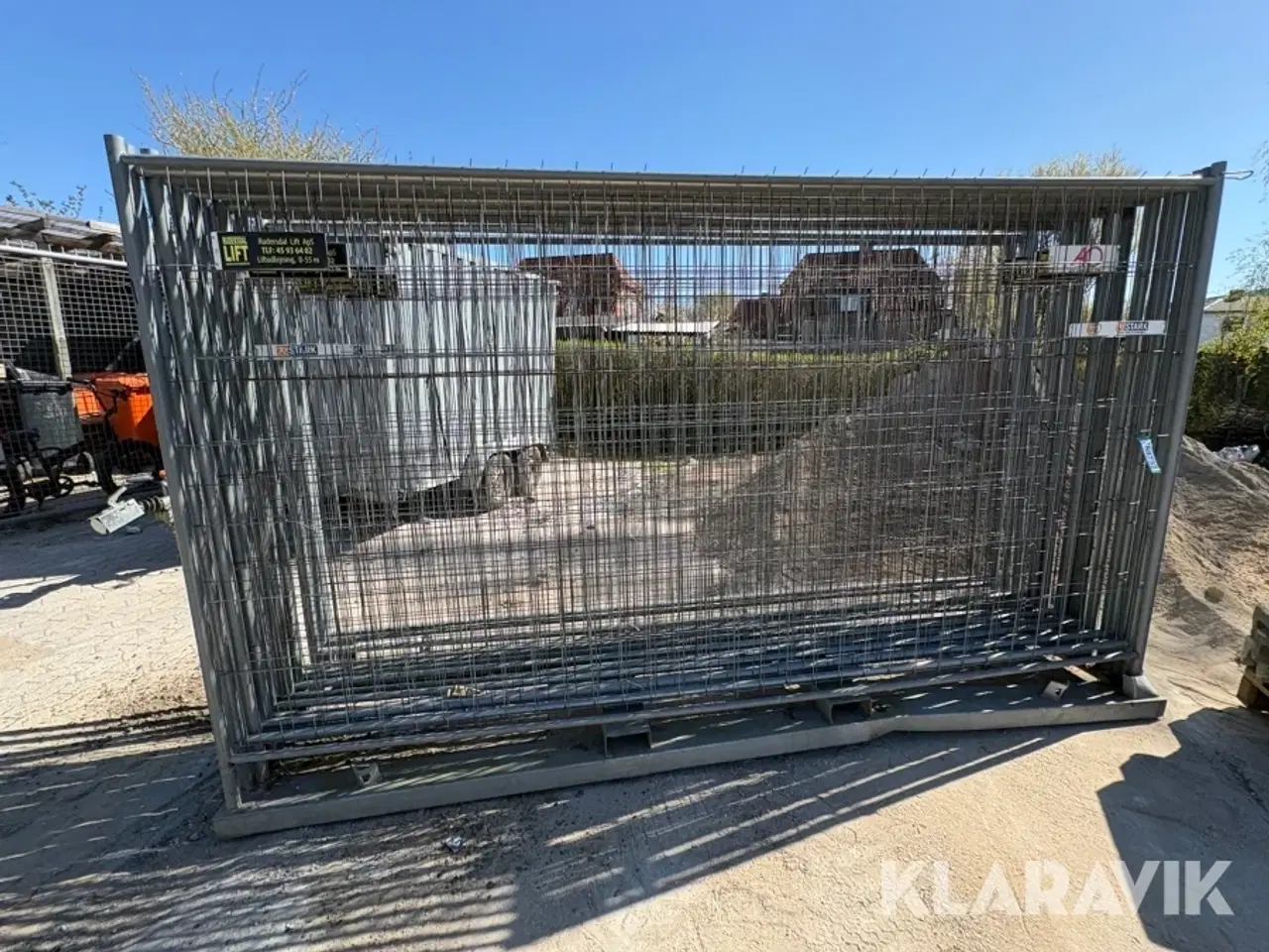 Billede 3 - Byggepladshegn 18 styk og fødder 30 styk