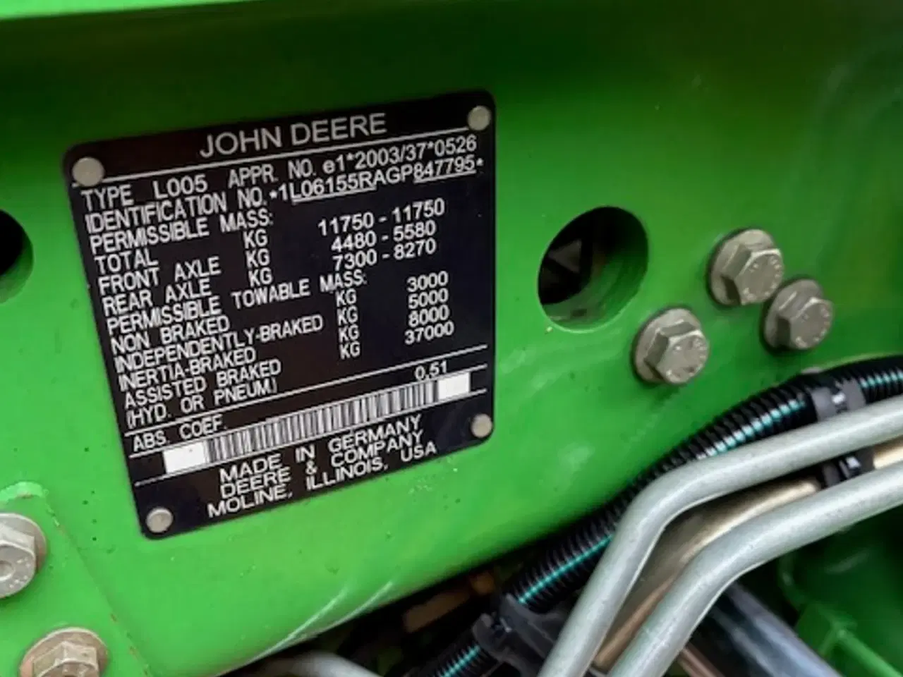 Billede 7 - John Deere 6155R AUTOPOWER, AUTOTRACREADY, FRONTLIFT