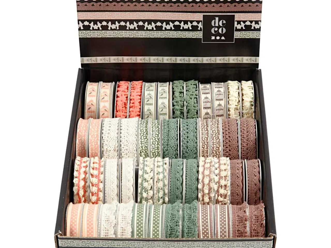 Billede 1 - Dekorationsbånd, B: 10-15 mm, 48x2m/ 1 pk.