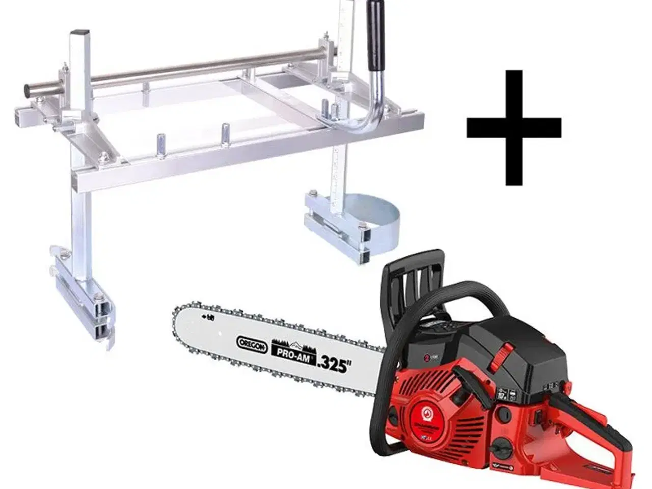 Billede 3 - Savværk til motorsav + kløvekæder