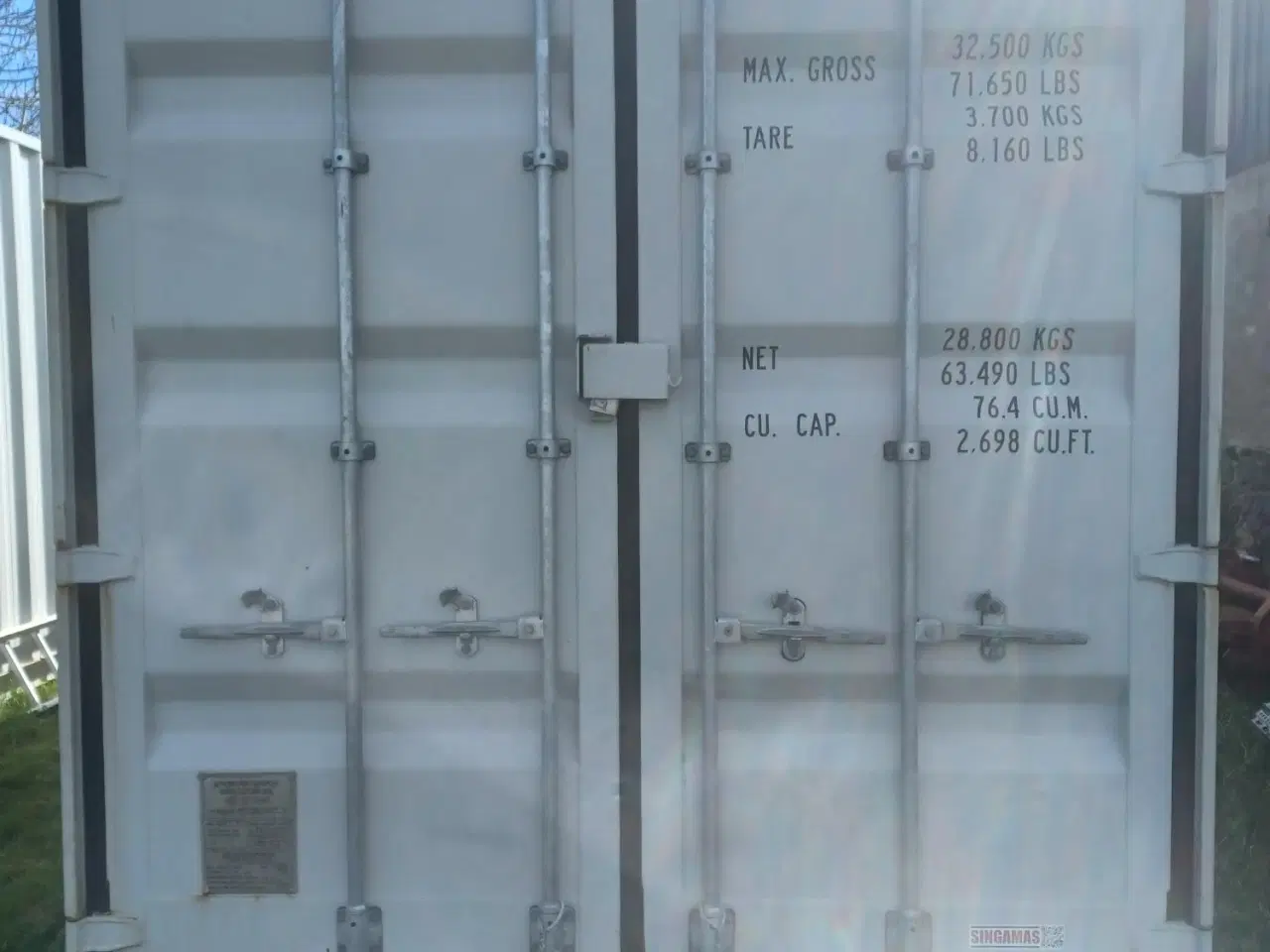 Billede 1 - 40 fods High cube container m. lås