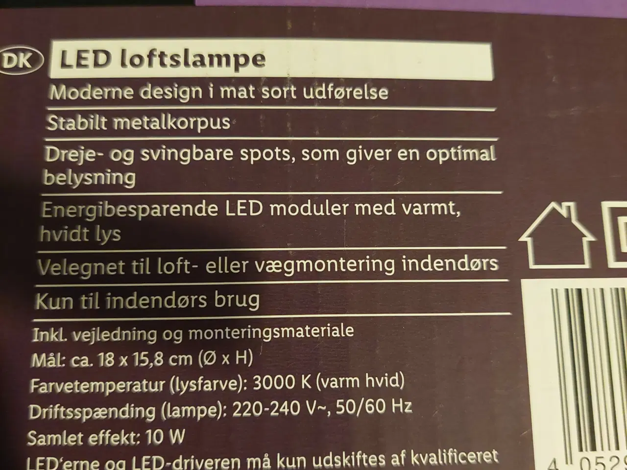 Billede 6 - lampen til loft eller væggen