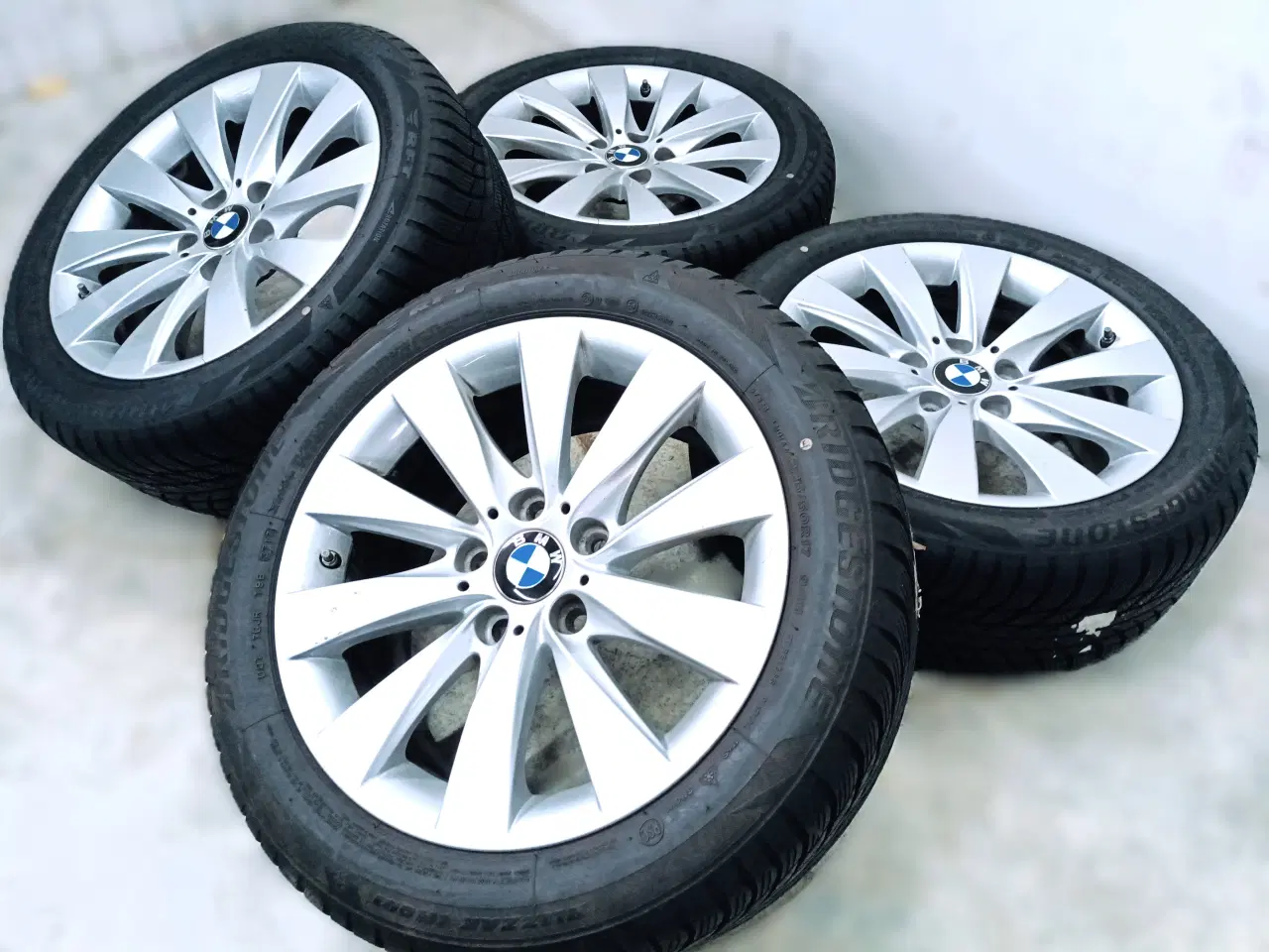 Billede 2 - 5x120 17" ET37 nav 72,6ø BMW vintersæt inkl.TPMS