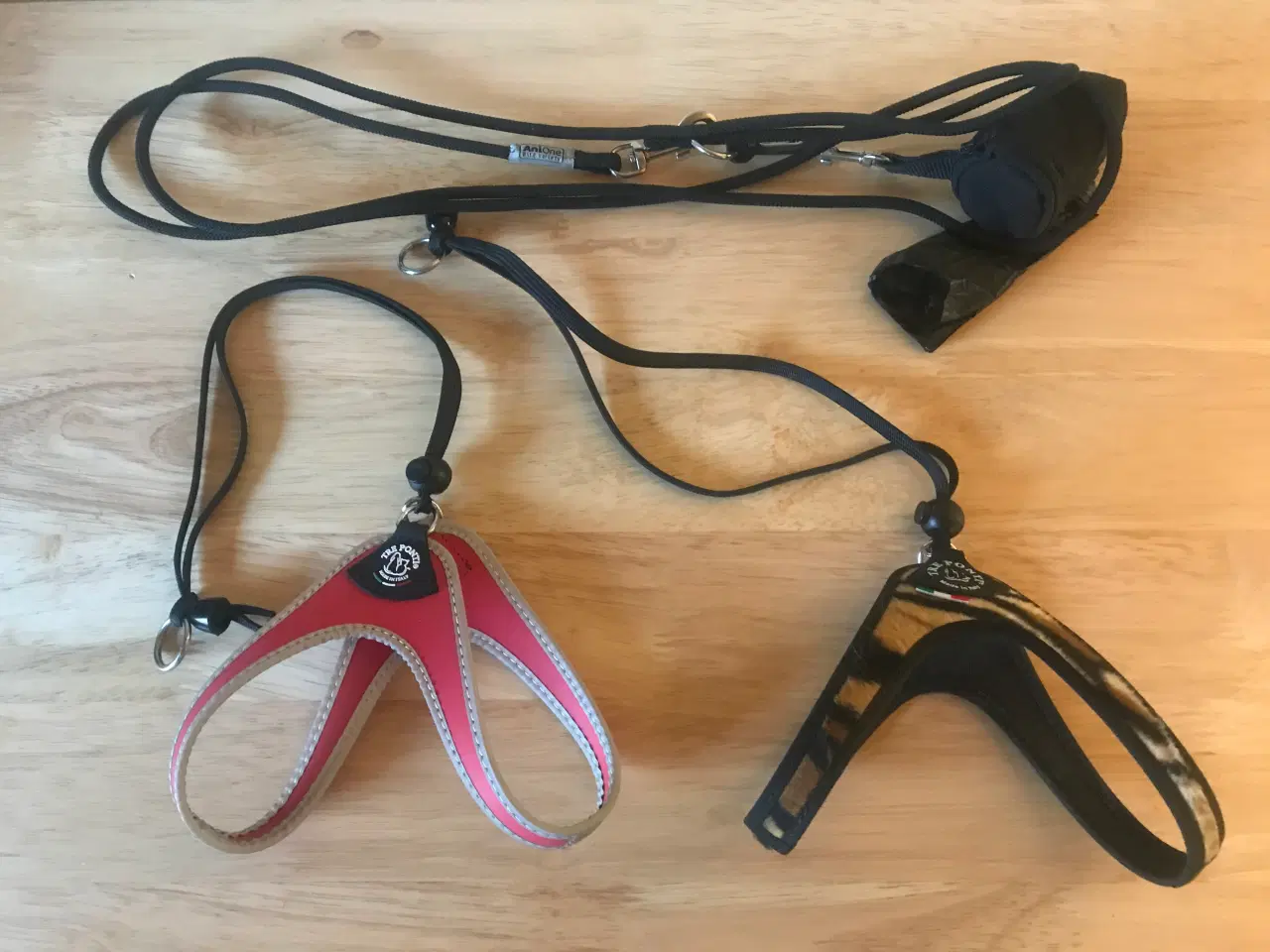 Billede 1 - 2 Justerbar Tre Ponti Hundesele og en Liner