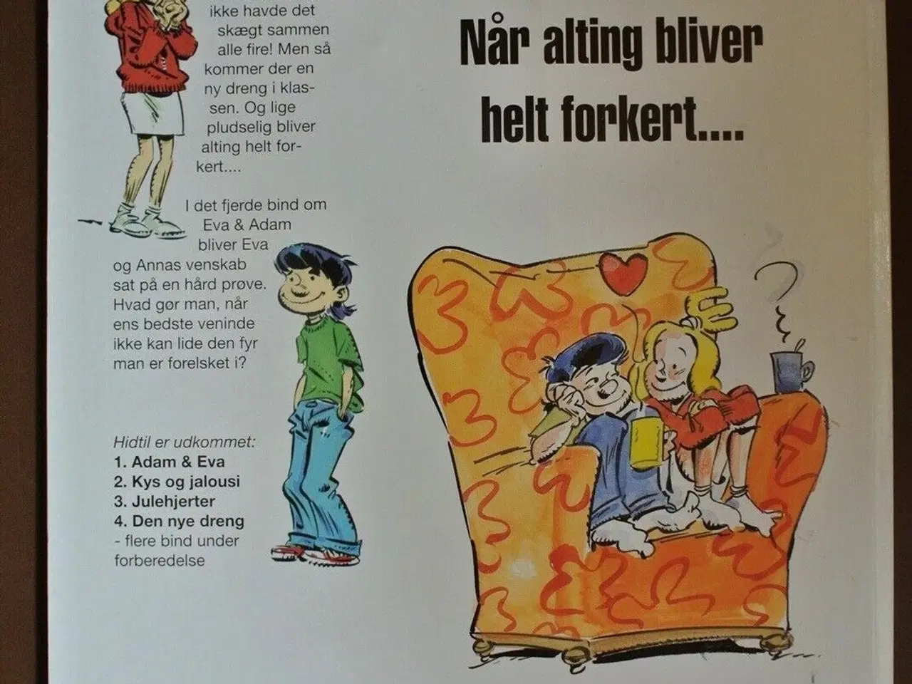 Billede 2 - eva og adam 4 - den nye dreng, af måns gahrton. il