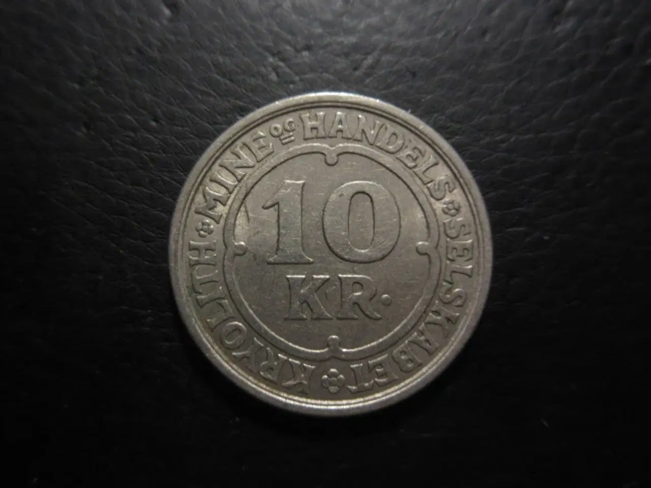 Billede 1 - Grønland 10 kroner 1922 Kryolith FLOT