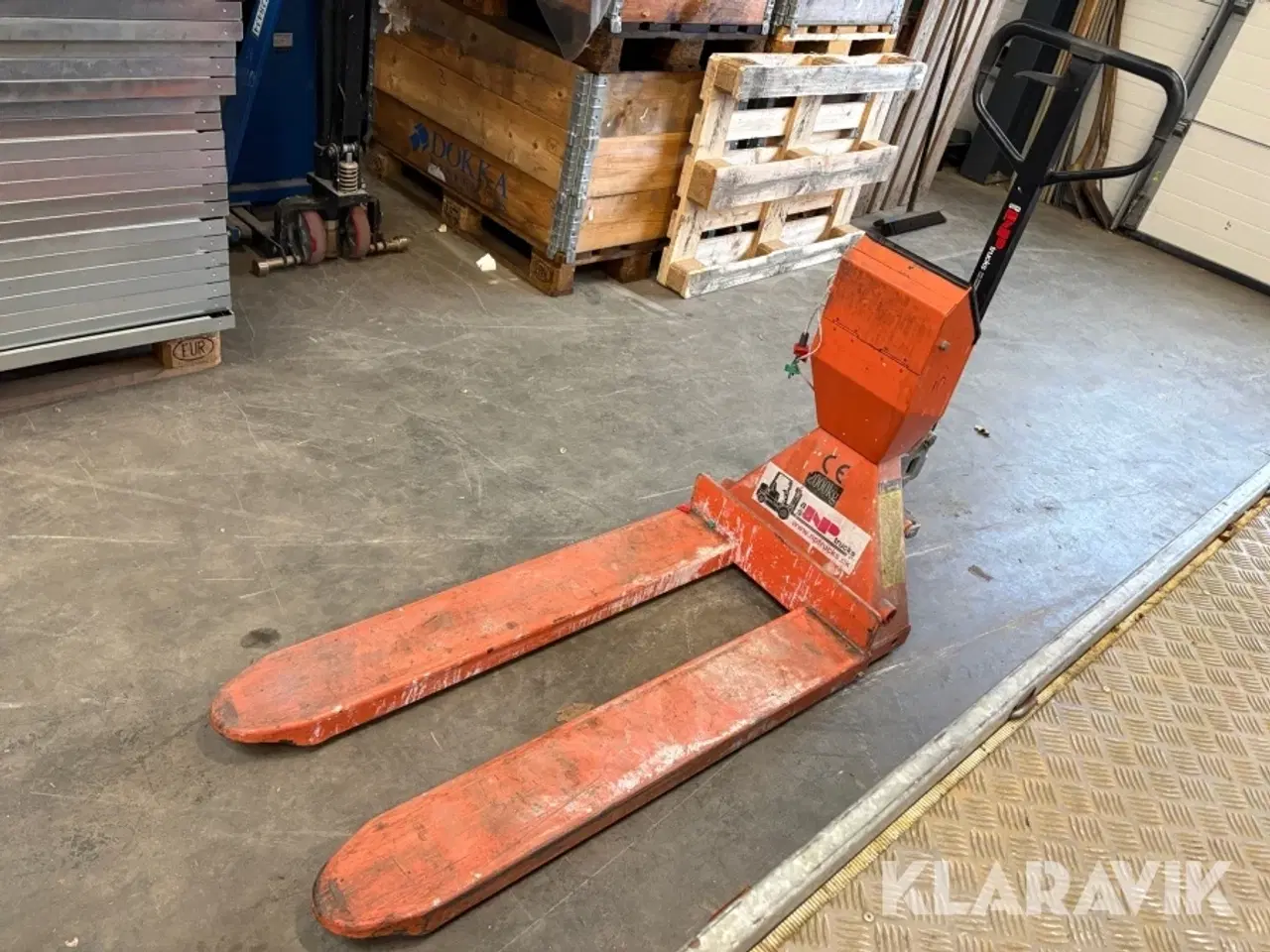 Billede 3 - Palleløfter med vægt NP TRUCKS 2000kg.