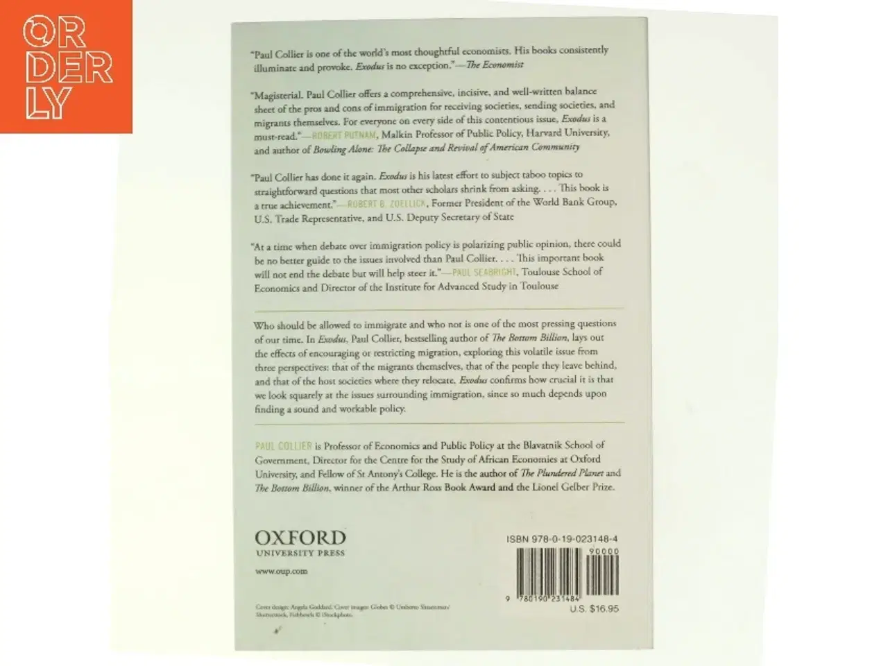 Billede 3 - Exodus af Paul Collier (Bog)