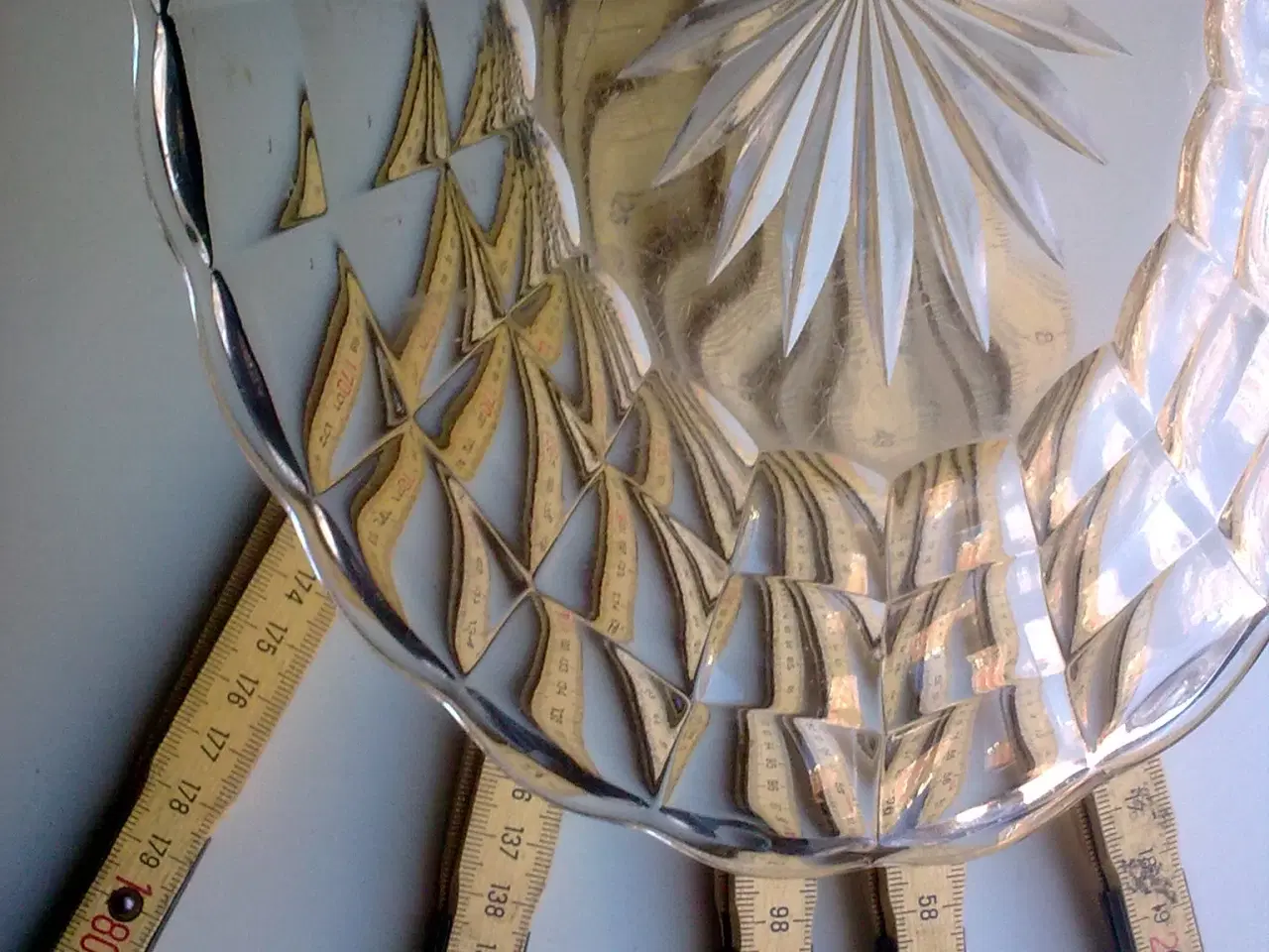 Billede 1 - Glas stjerne windows fad skål MINI