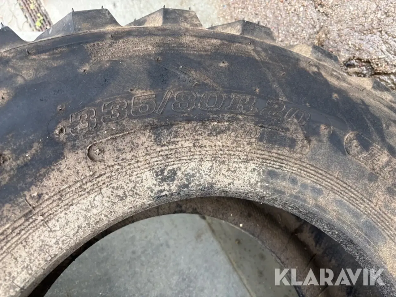 Billede 5 - Dæk og 2 stål profiler Dunlop 1 styk