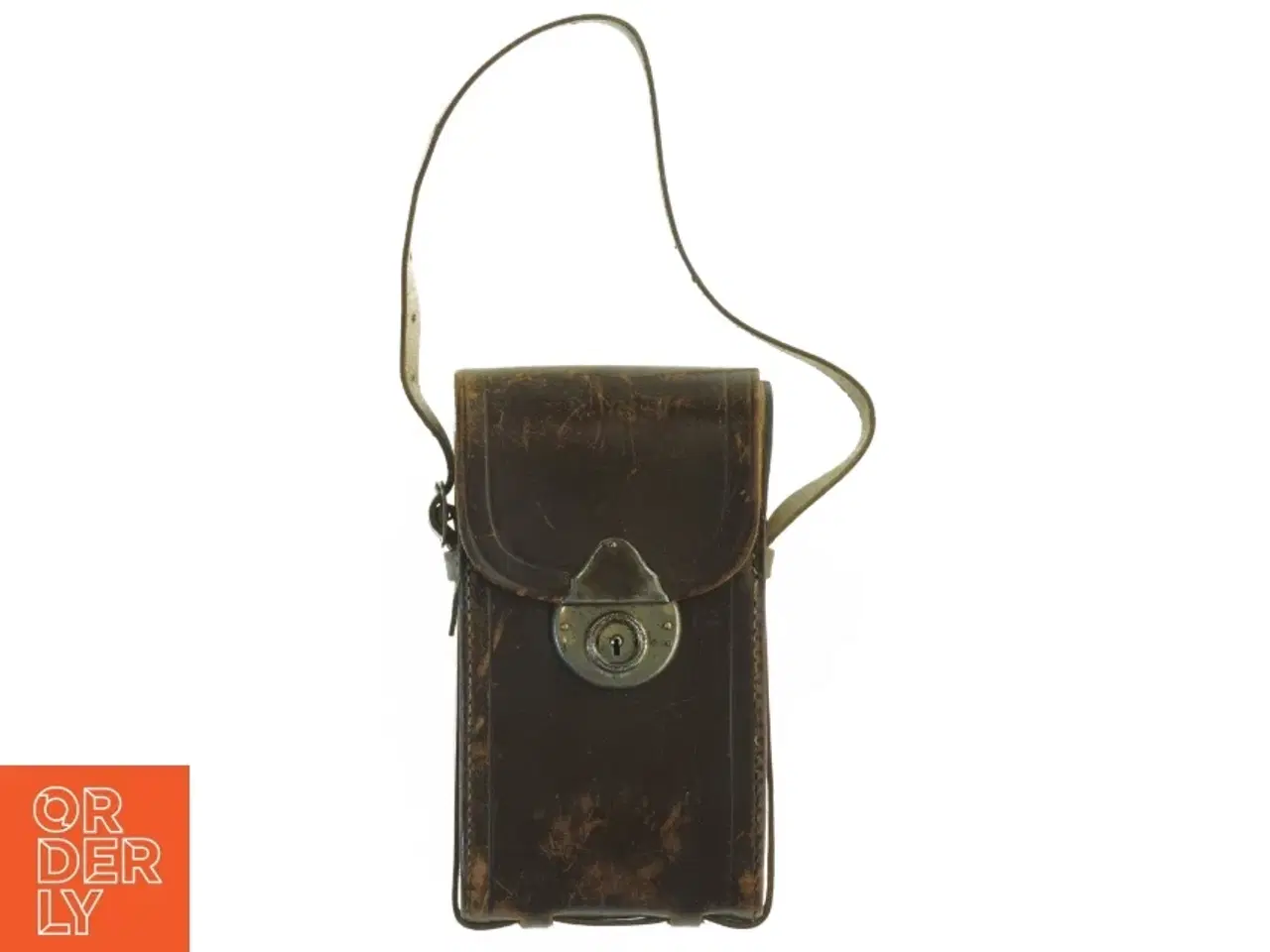Billede 1 - Vintage læder kamerataske (str. 18 x 10 x 4 cm)