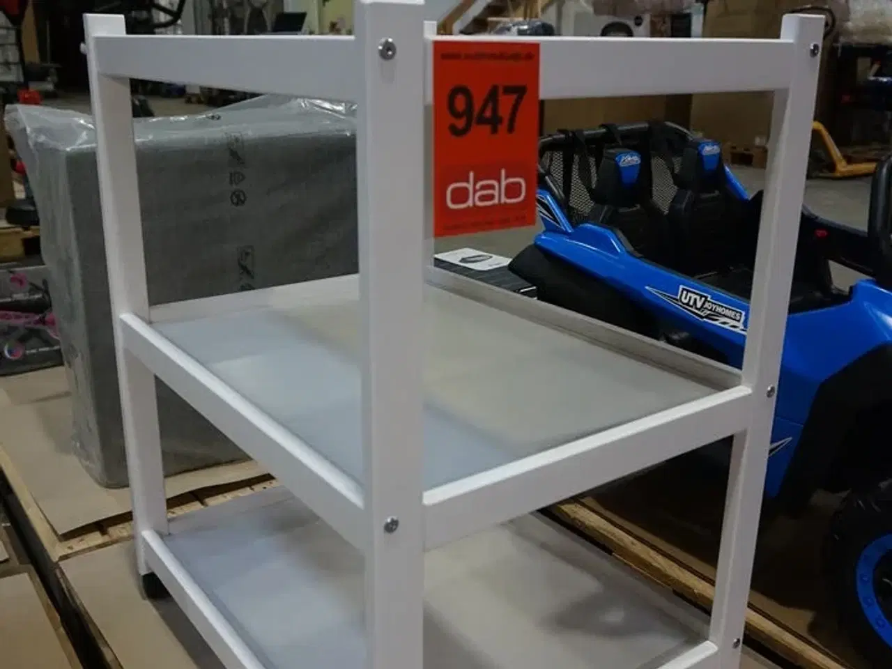 Billede 3 - Hoppekids Puslebord - Ida-Marie - 73x56x84 cm - Hvid