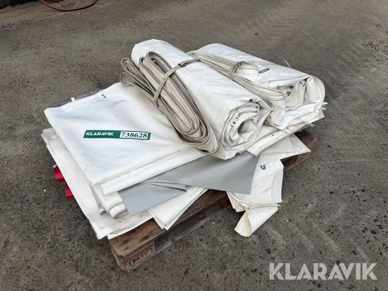 Billede 1 - Teltdug - assorteret til 9m telt