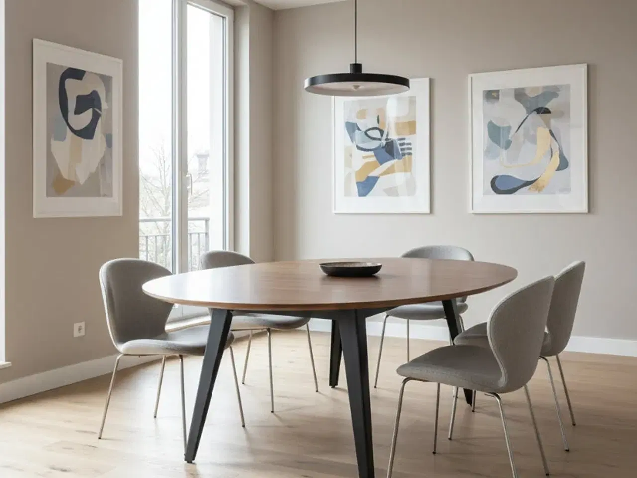 Billede 2 - Rundt Bord – Natur Ø140 cm