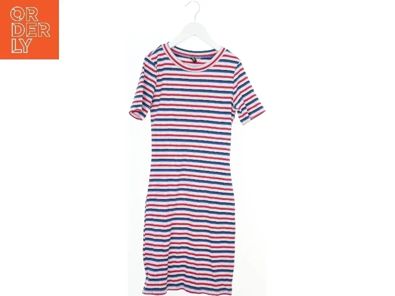 Billede 1 - Stribet kjole med korte ærmer fra H&M (str. S)