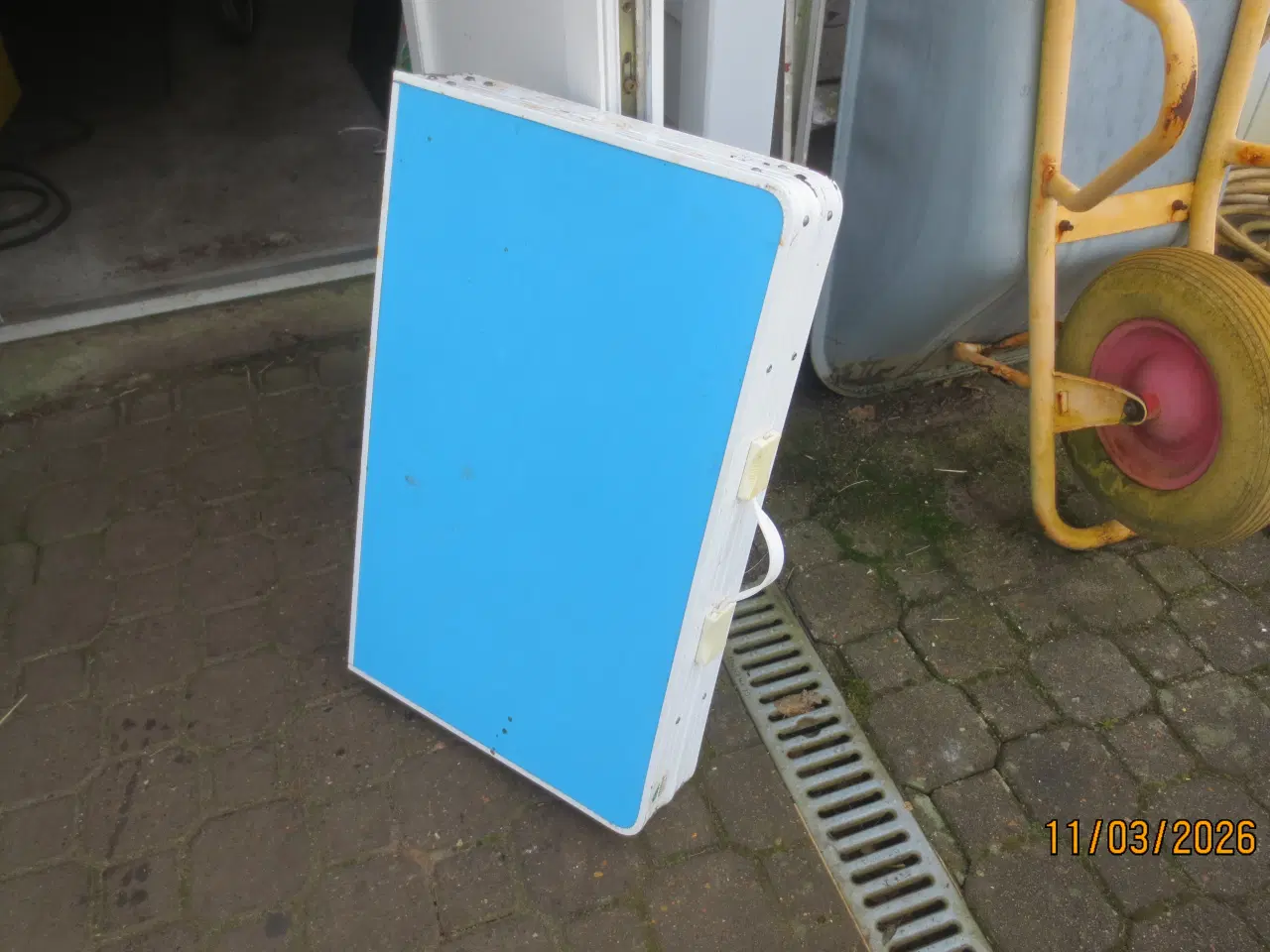 Billede 6 - 1 sæt Retro Stiliaco Campingbord og 4 stole