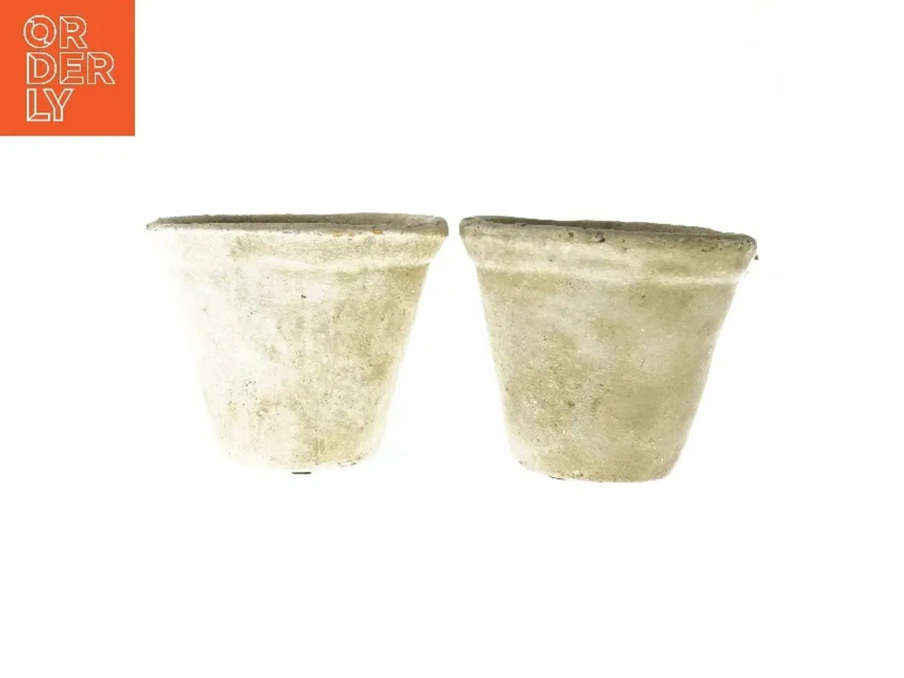 Billede 1 - To små urtepotter (str. 15x12 cm)