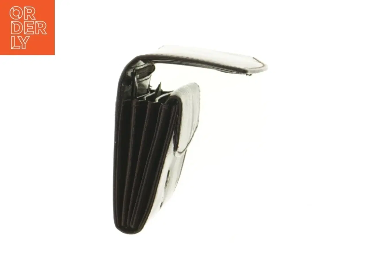 Billede 2 - Sort læderpung fra Eoxca (str. 18 x 9 x 3 cm)