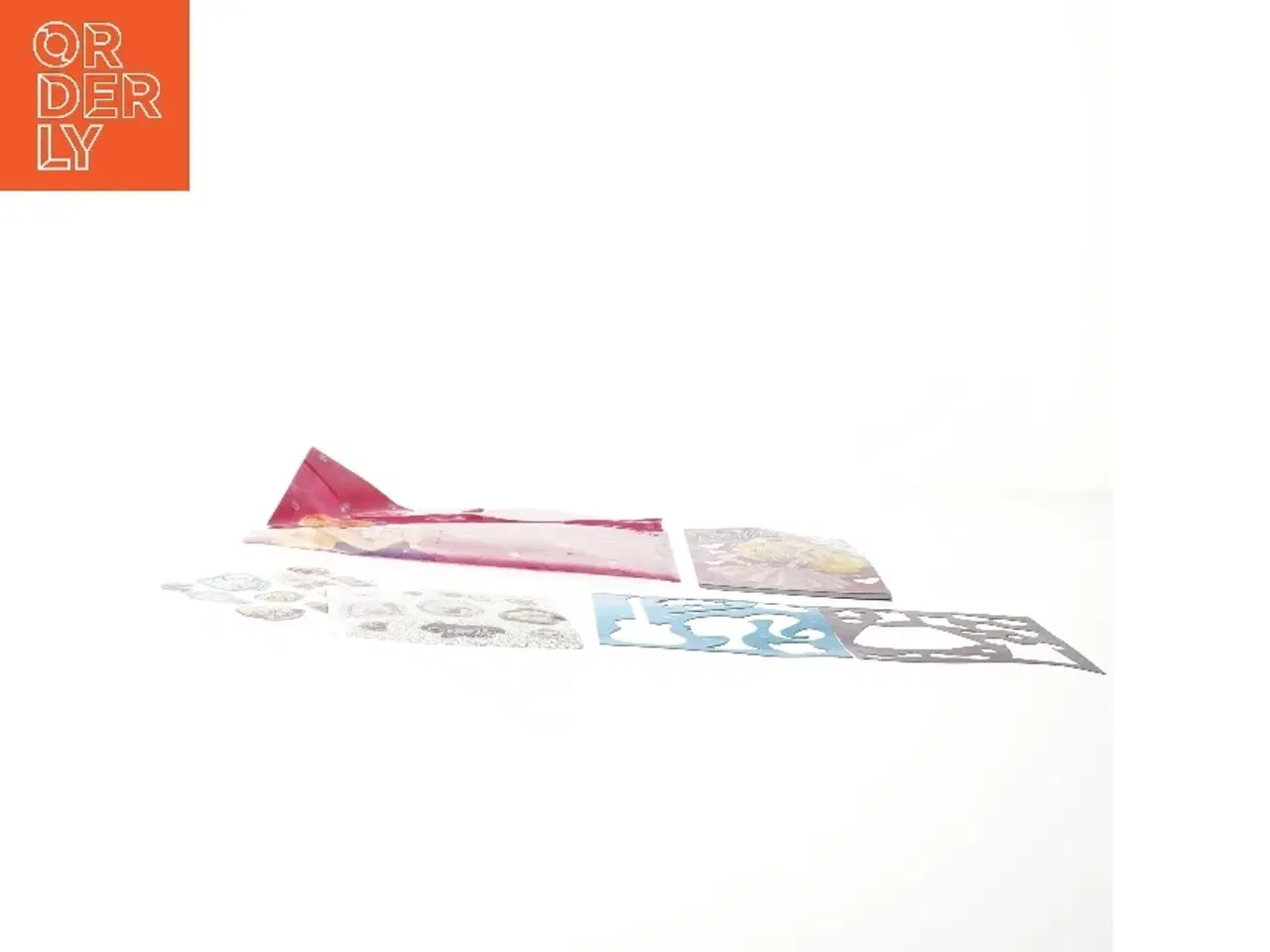 Billede 2 - Barbie stencil and sticker set fra Barbie (str. 21x15 cm)
