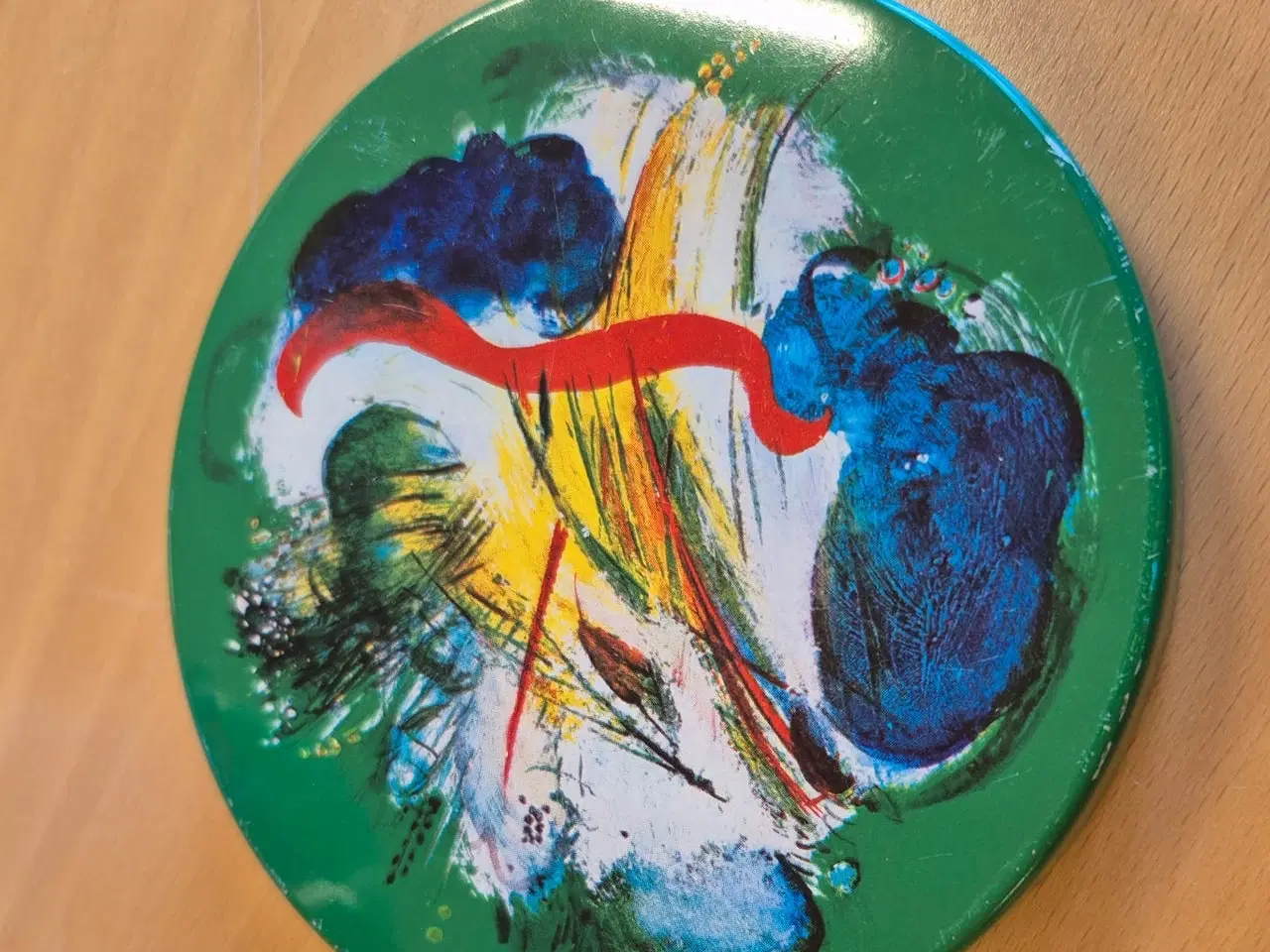 Billede 2 - IRMA kunstdåse -Farverigt design