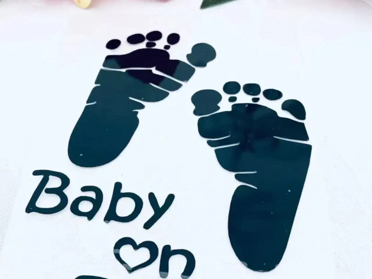 Billede 3 - Wallsticker baby on board