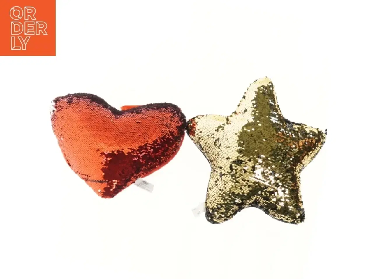 Billede 1 - Puder med skifterende pallietter (str. 32 cm)