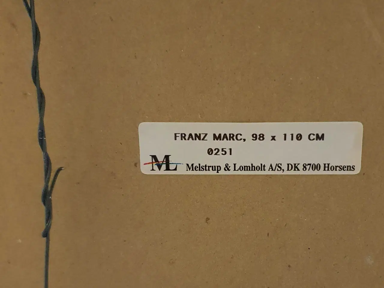 Billede 3 - Franz Marc-plakat i alu-ramme