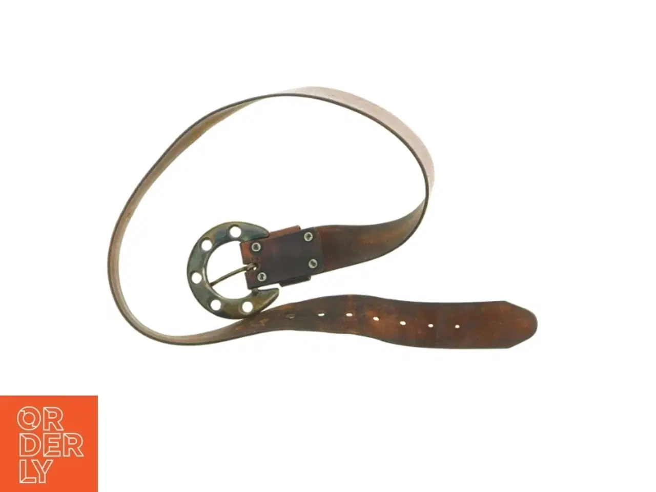 Billede 6 - Læderbælte (str. 109 x 4 cm)