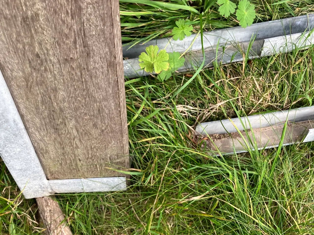 Billede 2 - Hesteboks 4m front 3 m side hårdttræsplanker