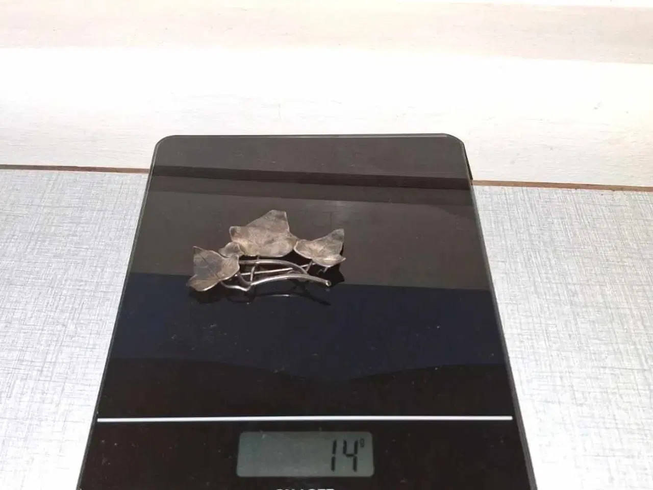 Billede 6 - Antik broche "Efeu" i Sterlingsølv•Anton Michelse